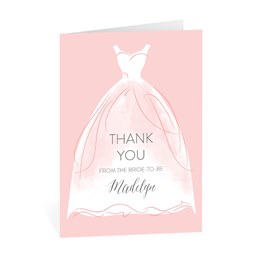 Bride to Be - Bridal Shower Thank You Card