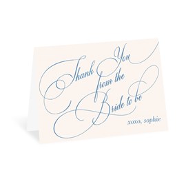 Calligraphy Script - Bridal Shower Thank You Card
