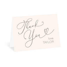 In Love - Bridal Shower Thank You Card