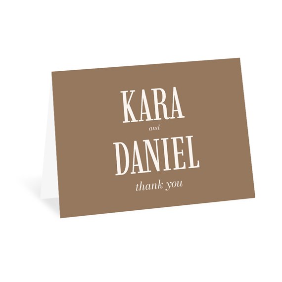 thank you card with customizable text area