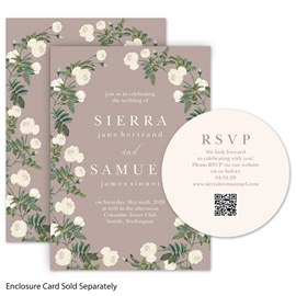 Rose Border - Wedding Invitations