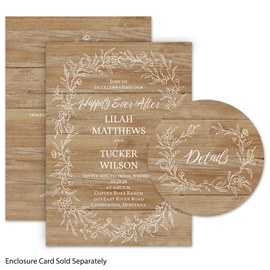 Simple Rustic - Wedding Invitations