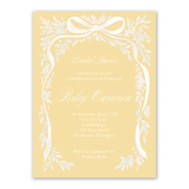 Golden Fairy Tale - Bridal Shower Invitations