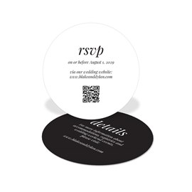 Forever Begins - Wedding Insert Card