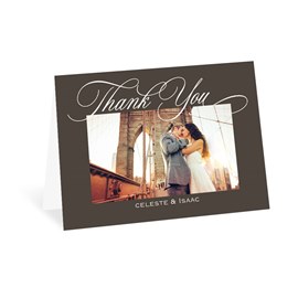 Scrawling Calligraphy - Thank You Card