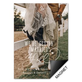 Married Y'All - Save the Date Magnets