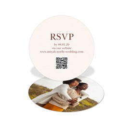 Lovely Portrait - Wedding Insert Card