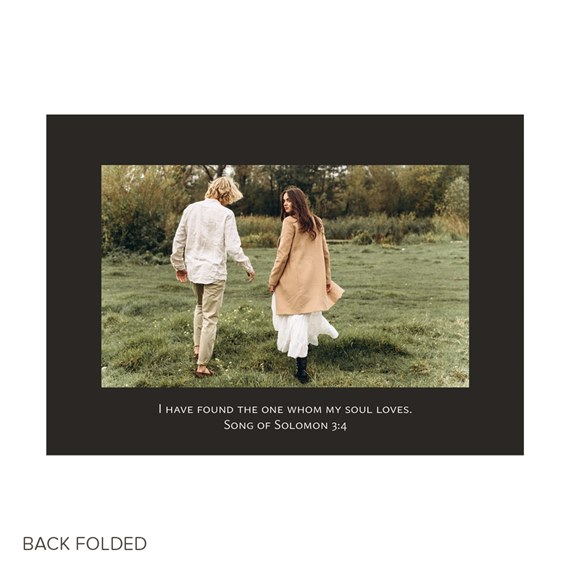 photo placeholder with dark brown frame and text