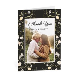 Wildflower Border - Thank You Card