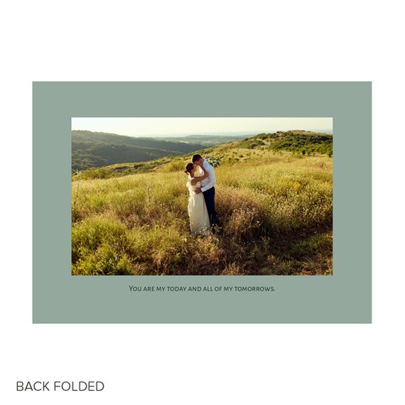 photo placeholder with green frame and text