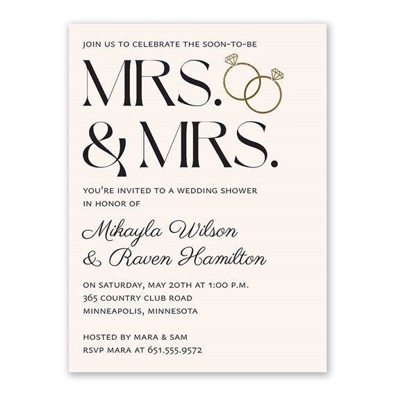 wedding shower invitation design