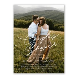 Sweetly Scripted - Couples Shower Invitations