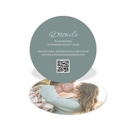 Golden Hour - Wedding Insert Card