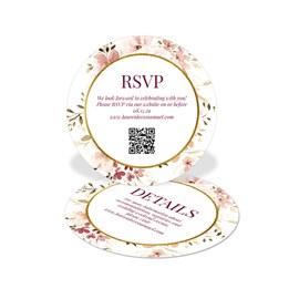 Watercolor Floral - Wedding Insert Card
