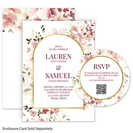 Watercolor Floral - Wedding Invitations