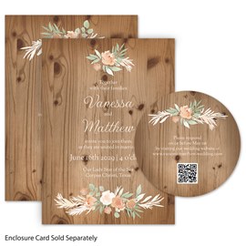 Country Floral - Wedding Invitations