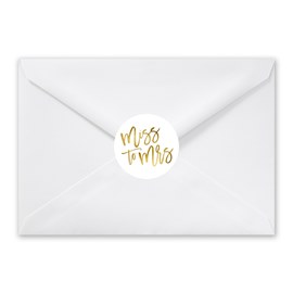 Golden Script - Envelope Seals