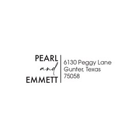 Side by Side - Address Stamp