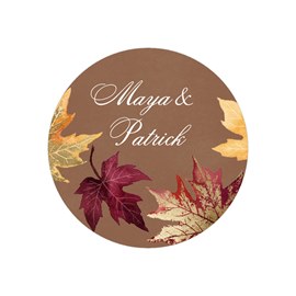 Autumn Leaves - Envelope Seals