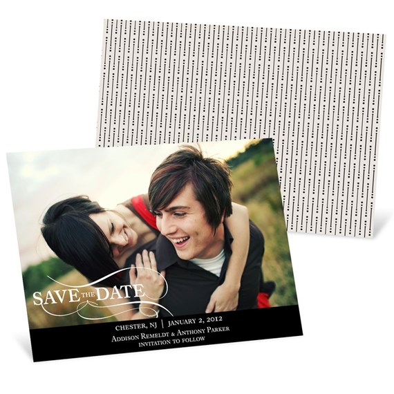 As the Wind Blows Horizontal Photo - Save the Date Cards