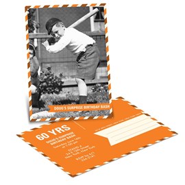 Postal Delivery - Birthday Invitation Postcards