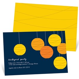 Glowing Affair - Backyard Party Invitations
