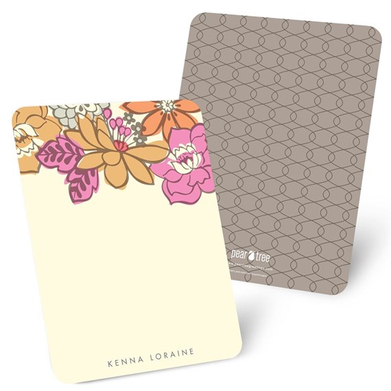 Bordered Blossoms - Stationery