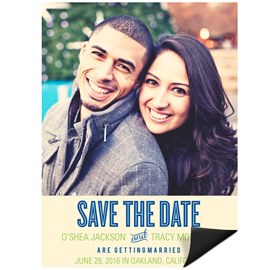 She Said Yes - Vertical Save the Date Magnets