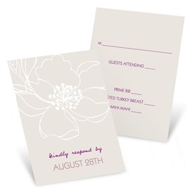 Fairy Tale Floral - Wedding Reply Cards