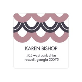 Sweetly Strung Scallops - Address Labels