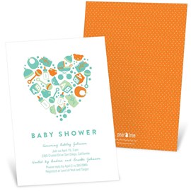 Essential Baby Items - Baby Shower Invitations