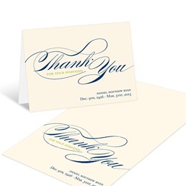 Celebrating A Life - Thank You Cards