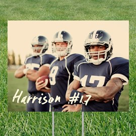 Horizontal Grad Photo - Graduation Party Yard Sign