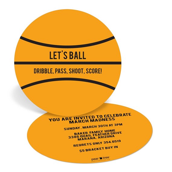 March Madness - Party Invitations