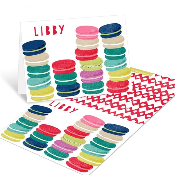 More Macaroons Please - Mini Note Cards