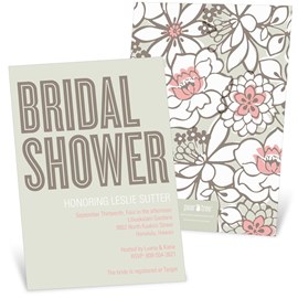 Blissful Blooms - Bridal Shower Invitations