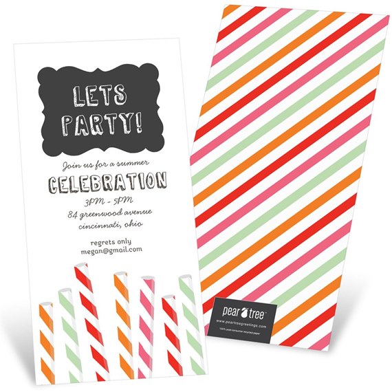 Sip Something Cool - Party Invitations