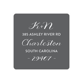 Our Initials - Address Label