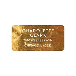 Gold Faux Foil - Address Labels
