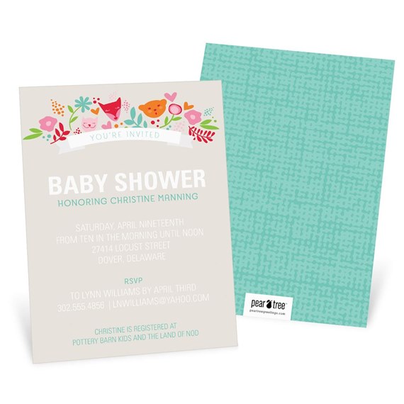 Whimsical Wonder - Baby Shower Invitations