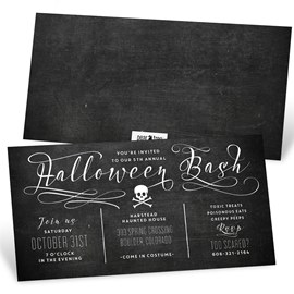 Toxic Treats - Halloween Invitations