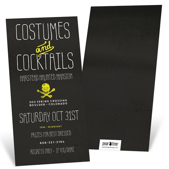 Best Costume - Halloween Invitations