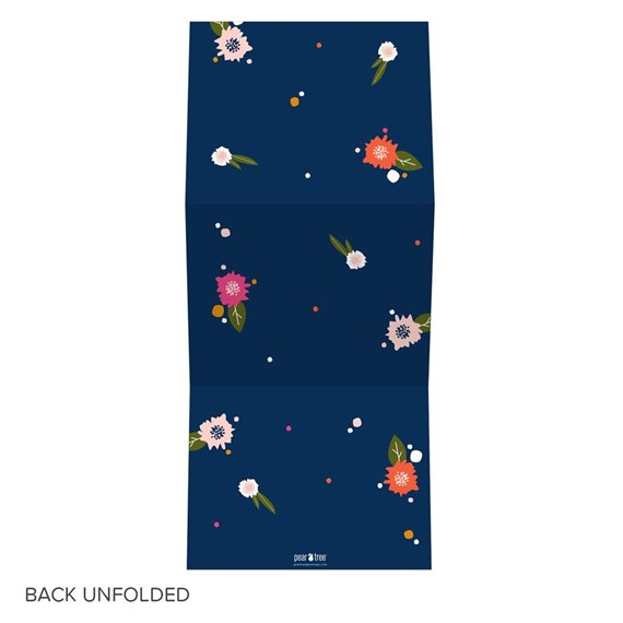 Floral Umbrella - Baby Shower Invitations