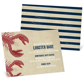Lobster Boil - Party Invitations