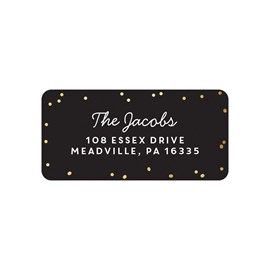 Gold Sparkle - Address Labels