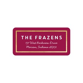 Gold Frame - Address Labels