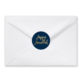 Happy Hanukkah - Envelope Seals