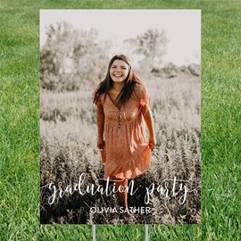 Natural Grad - Graduation Party Yard Sign
