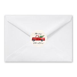 Little Red Truck - Envelope Seals