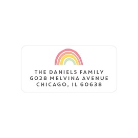 Over the Rainbow - Address Labels